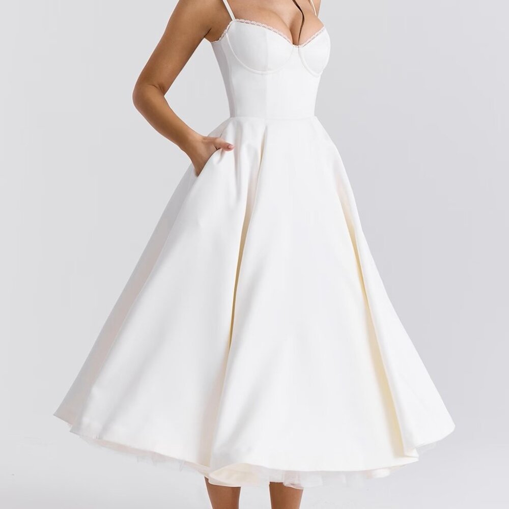 House of CB Mademoiselle Ivory Dress